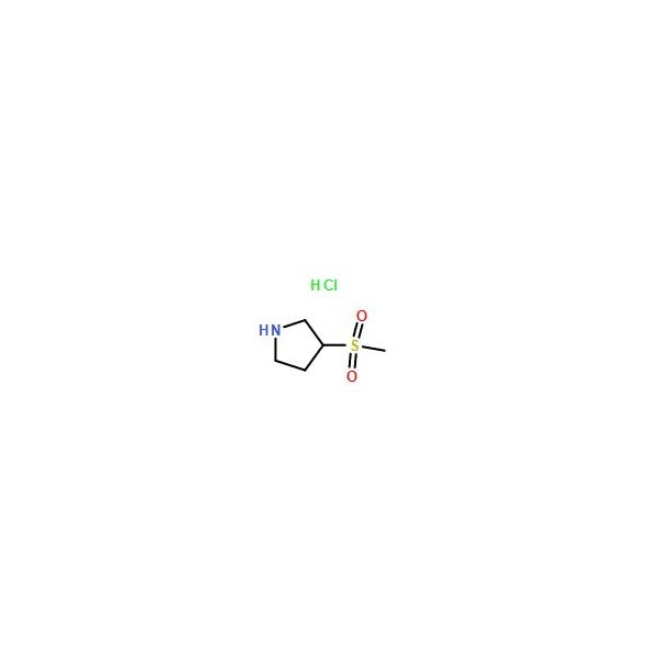 Ak Scientific 3-(Methylsulfonyl)pyrrolidine hydrochloride (1g), CAS 1215368-15-2 3927AA-1g - main