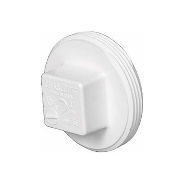 Charlotte Pipe And Foundry 6 DWV MPT Plug PVC 00106 1400HA - main