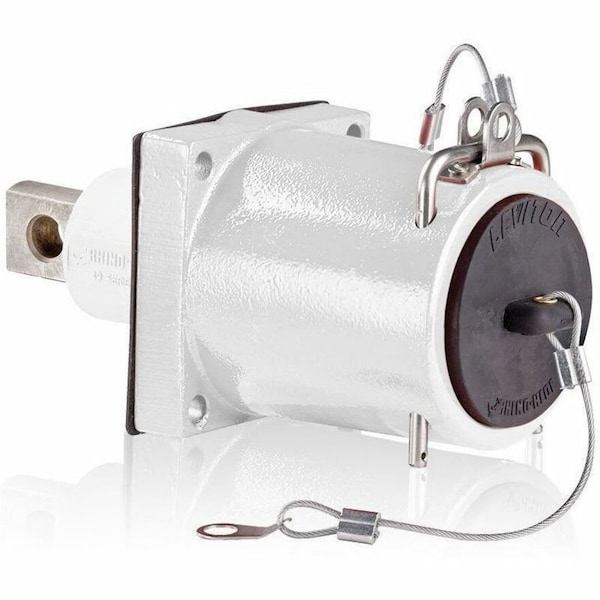 Leviton Rhino-Hide 49 Series Male Rec White 49MR1-CW - main