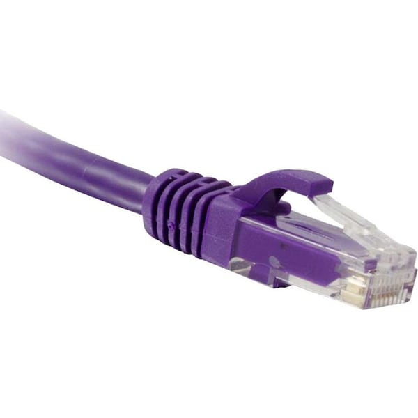 Enet Cat6 Purple 15 Foot Patch Cable w/ Snagless Molded Boot (Utp) C6-PR-15-ENC - main