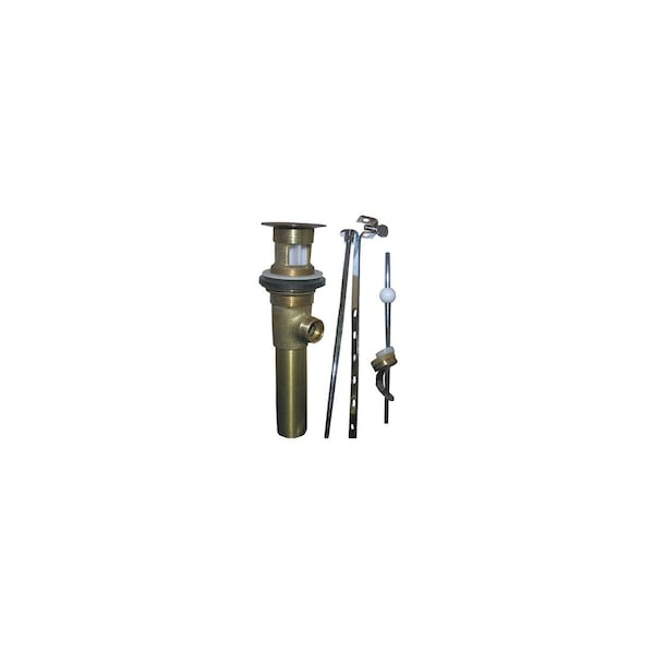 Larsen Supply Co. Lavatory Pop Up Drain Assembly With Lift Rod, 1-1/4 O.D. x 8-1/2-In. 993886 - main