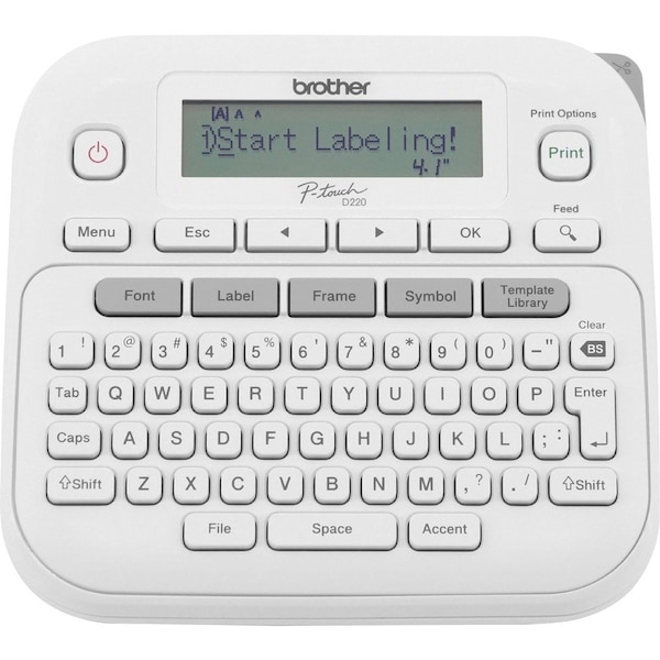Brother Portable Printer, Single Color, 180 dpi PTD220 - main