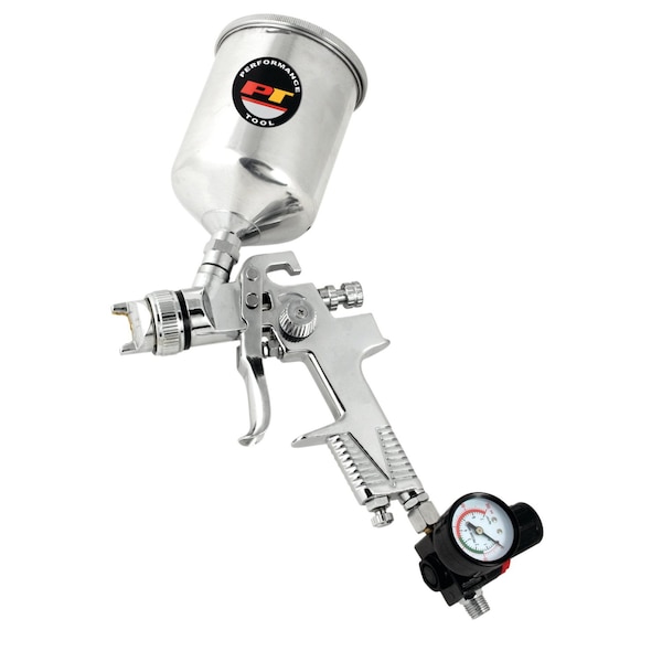 Performance Tool HVLP Spray Gun, Gravity Feed, 1.5mm, 700cc Cup M710 - main