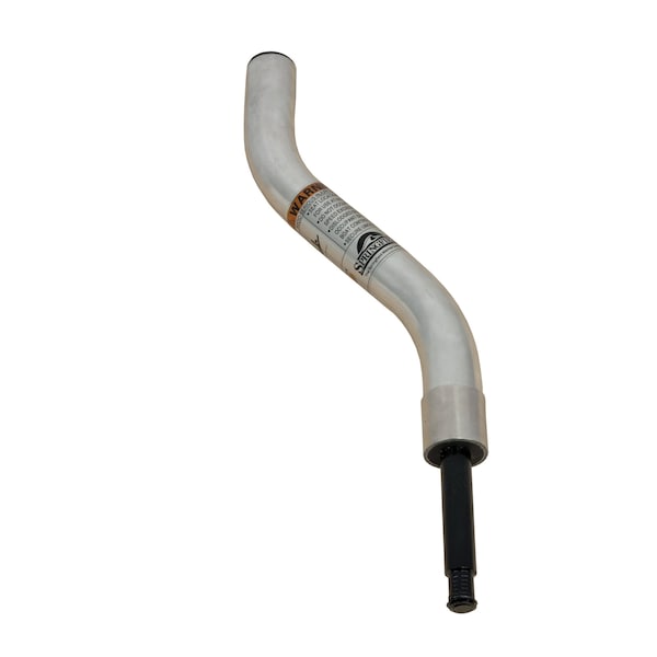 Springfield Threaded Fixed-Height Offset Post for KingPin Seat Mounts and Bases - 13in, Satin Finish 1630402-CSS - main