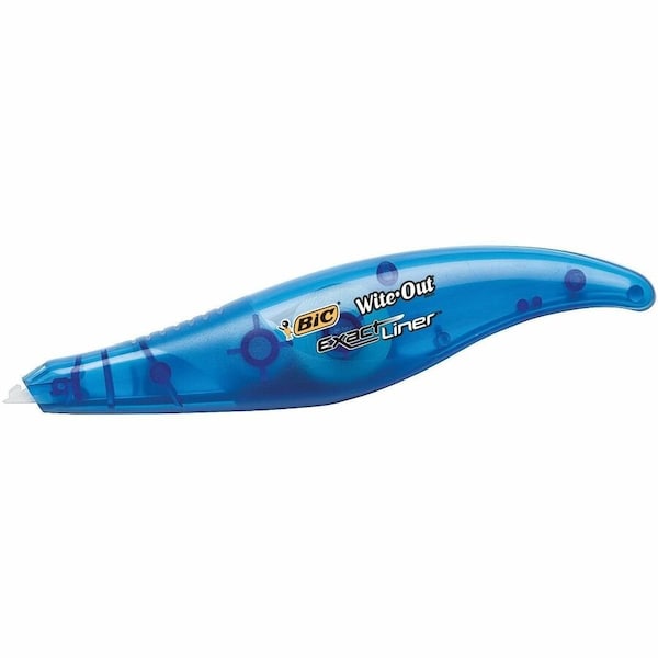 Bic Wite-Out Exact Liner Correction Tape Pen, 1/5 in x 238 in, White, 1 Pack WOELP11 - main