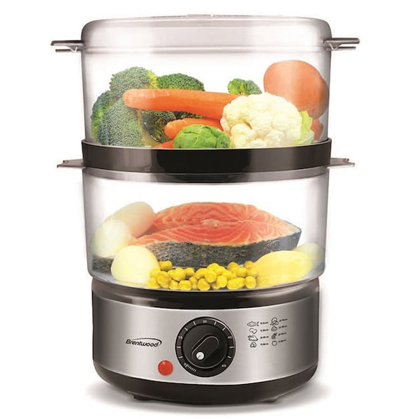 Brentwood Industries 2 Tier Food Steamer 750102234M - main