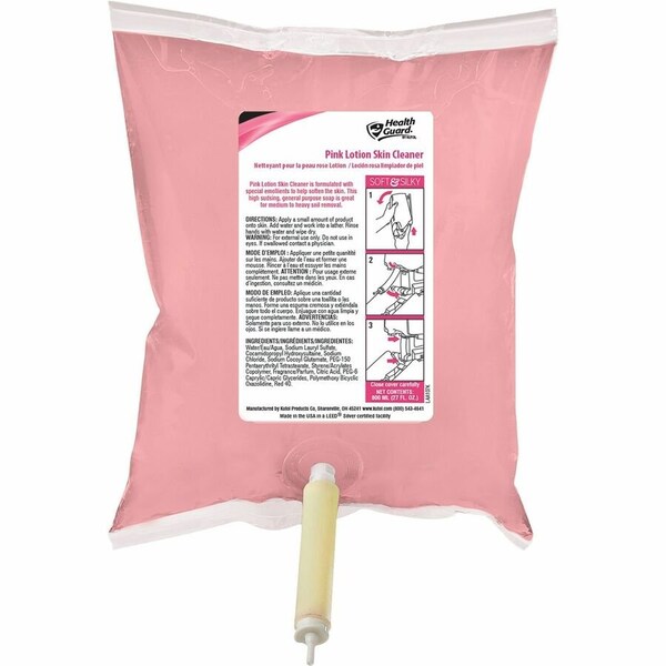Kutol Products 800 ml Pink Lotion Soap, 12PK 5665 - main