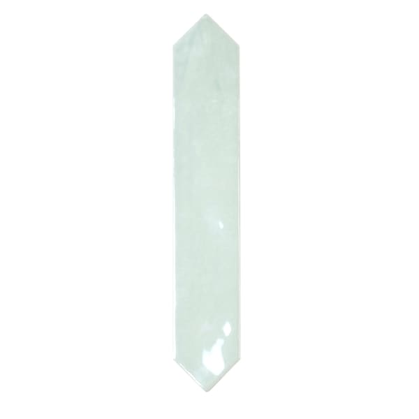 Apollo Tile Festa 1.7 in. x 9.6 in. Glossy Green Ceramic Picket Wall and Floor Tile 2.37 sq. ft./case, 23PK APLPCD88AQGL - main
