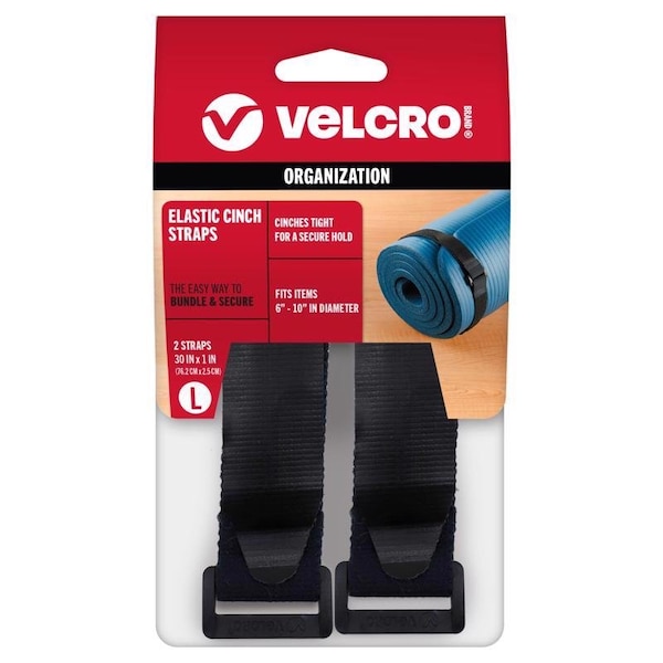 Velcro Brand 0.6 in, 4 in W, 2 PK VEL-30807-USA - main