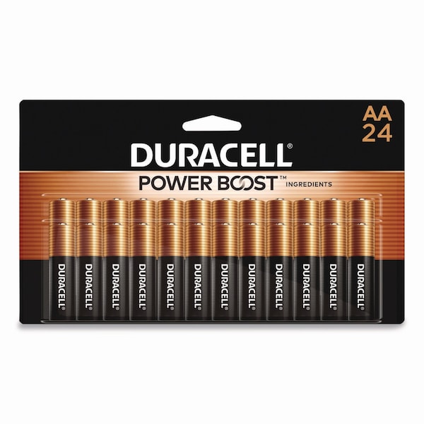 Duracell Power Boost Copper Top Alkaline AA Batteries, 24PK MN1500B240001 - main