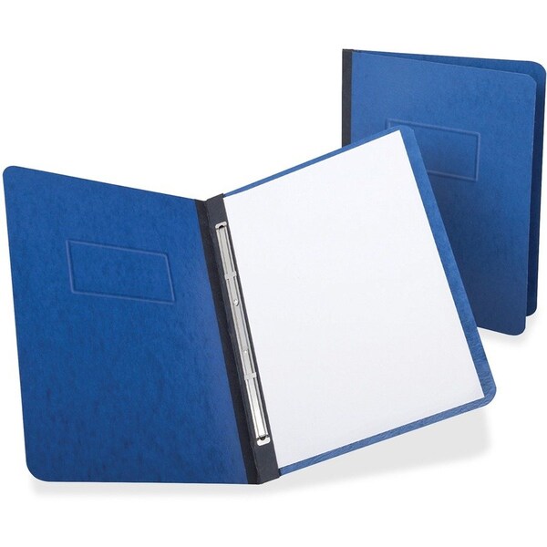 Tops Business Forms Oxford, Pressguard Report Cover, Prong Clip, Letter, 3in Capacity, Dark Blue 12702 - main
