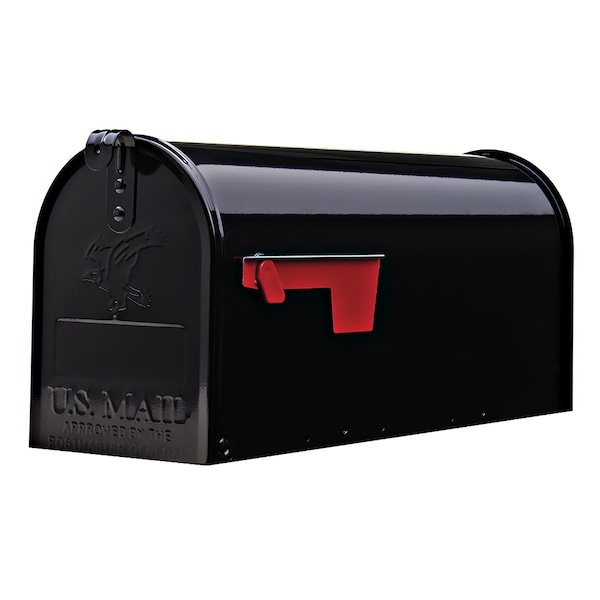 Architectural Mailboxes Elite Post-Mount Mailbox, Black E1100BAM - main