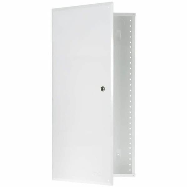 On-Q 28 inch Hinged Door Cover Metal Enclosure - White EN2850 - main