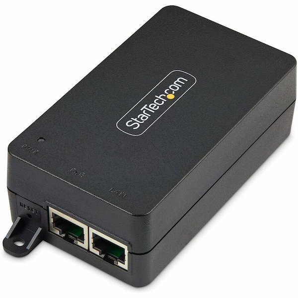 Startech.Com 1-PORT 10GBPS POE+ INJECTOR, 60W, 2.5/5/10G ETHERNET/10/100/1000MBPS, POE+ (80 AF31XC-POE-INJECTOR - main