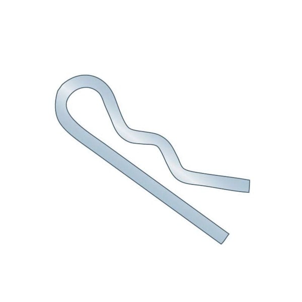 Huyett Bridge Pin, Zn Plt Spg Stl, .054 Wire Dia x .875 L x .140 In Eye Dia x Fits .25 to 3/8 Shft BP-237 - main