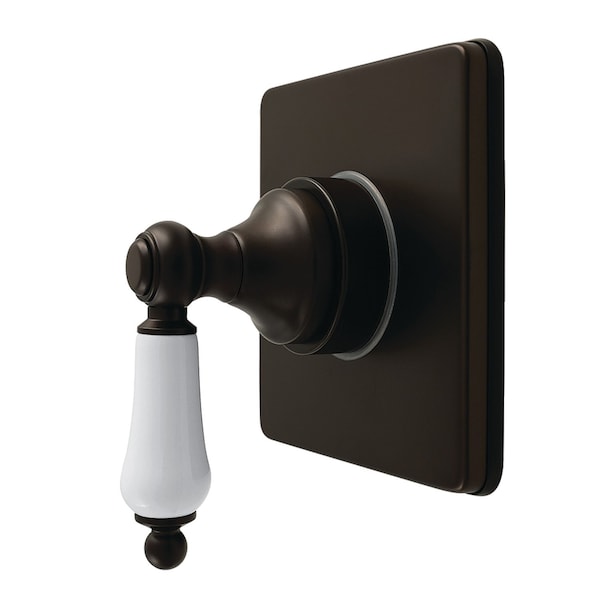 Kingston Brass Single-Handle Six-Way Diverter Valve with Square Trim Kit, Oil Rubbed Bronze KS4045PL - main