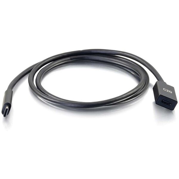 C2G 3ft USB C Extension Cable - 10G 3A - Male to Female - USB Type C 28658 - main