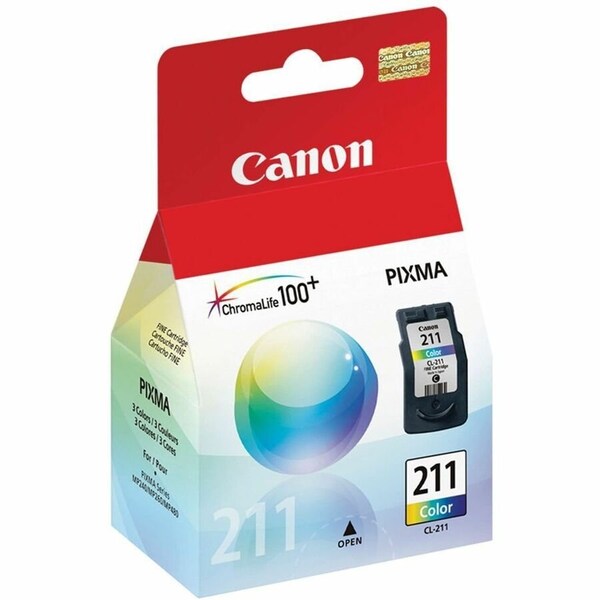 Canon CL211 Color Inkjet Cartridge 244 YLD 2976B001 - main