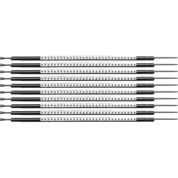 Brady ClipSleeve Wire Markers Size 05 Nylon 22 AWG - 20 AWG, B Pack of 300 Each, 300PK SCN05-B - main