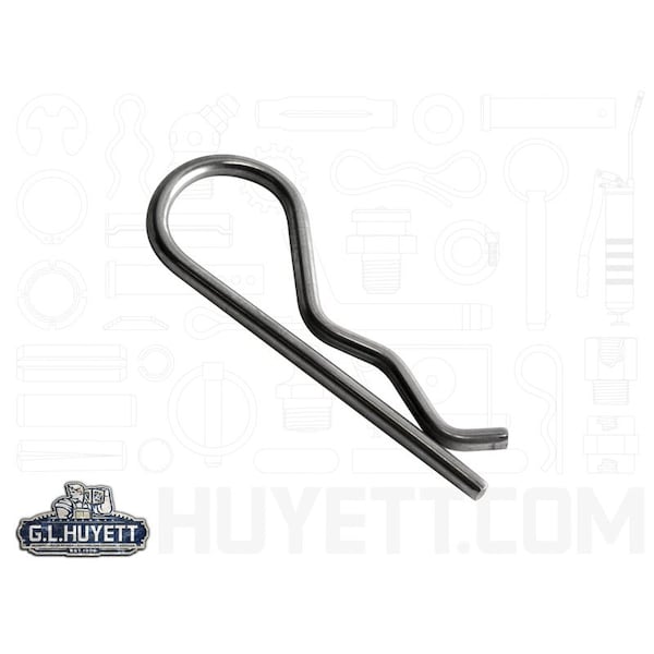 Huyett Bridge Pin, 316 SS, 0.148 in Wire Dia x 2.812 in L x 0.750 in Inside Eye Dia x Fits 5/8 in BPS6-210 - main