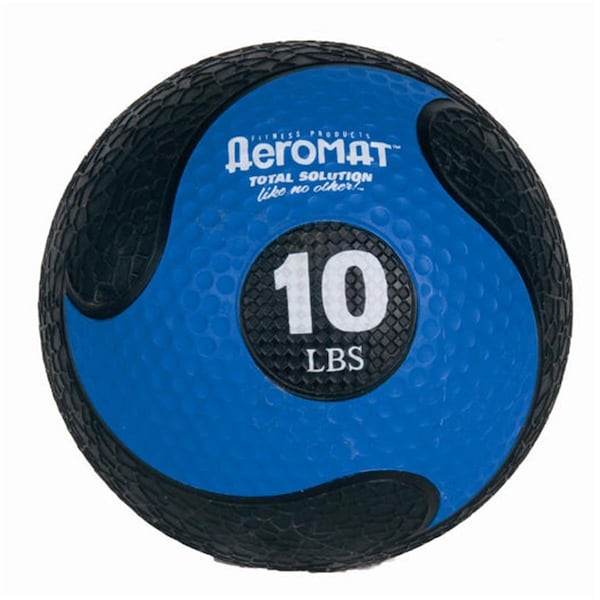 Agm Group 9 in. Deluxe Medicine Ball - Black-Blue 35968 - main