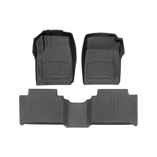 Weathertech Black, Front and Rear FloorLiner HP 44751-1-2IM - main