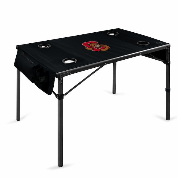 Picnic Time Family Of Brands NCAA Cornell Big Red Travel Table Portable Folding Table, Camping Table, Outdoor Table 799-00-179-684-0 - main