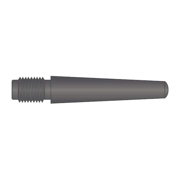 Huyett External Threaded Taper Pin, Carbon Steel, 10 mm Dia x 9.9 mm Small End Dia x 65 mm Length TPTME-100-065 - main