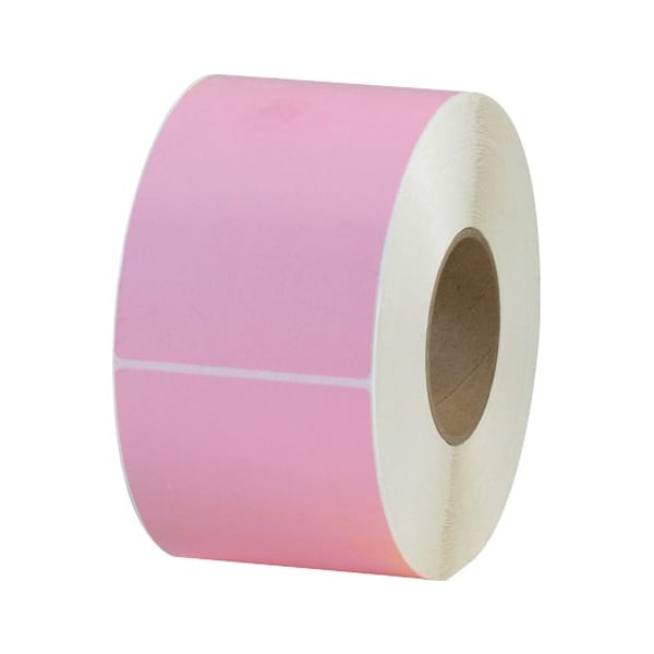 Partners Brand Thermal Transfer Labels, 4" x 6", Pink, PK4 THL130PK - main