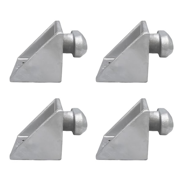 Mytee Products Side Twist Lock Connector for Shipping Containers, Alloy Steel, Silver, 2.28 x 1.29 x 4.41 in CSTLx4 - main