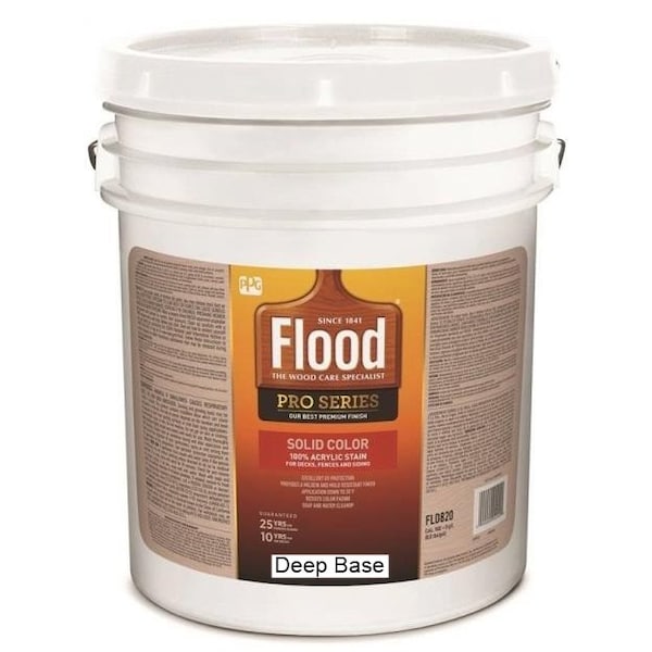 Flood 5 Gal Deep Base Pro Series Solid Color Acrylic Stain FLD822 - main