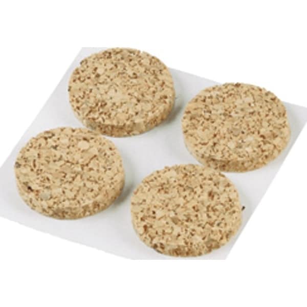 Shepherd Hardware Furniture Pad, Wood, 1/2 in Dia, Round 9962 - main