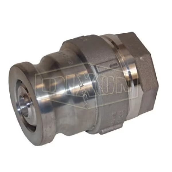 Dixon Bayloc Dry Disconnect Cam and Groove Adapter, 2 x 2-1/2 in, FNPT x Adapter, Aluminum, Domestic DBA66-200 - main