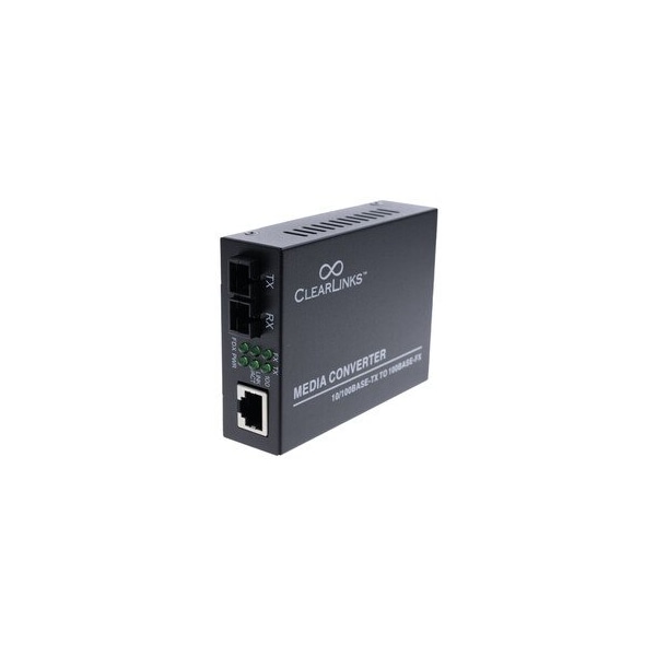 Cable Wholesale RJ45 to SC Fast Ethernet Media Converter, Multi-Mode Fiber, 850nm, 550m 71F1-103SC - main