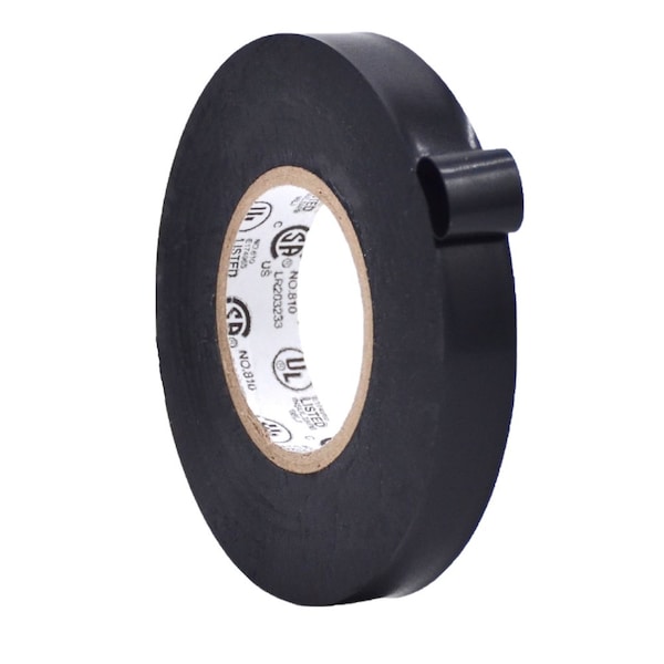 Wod Tape ETB866MS Premium Grade Electrical Tape General Purpose Black 1/2 in. x 66 Ft., 192PK WOD ETB866MS-00500-192-66-BLA - main