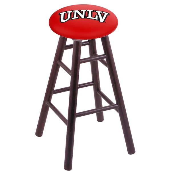 Holland Bar Stool Co Oak Bar Stool, Dark Cherry Finish, UNLV Seat RC30OSDC - main