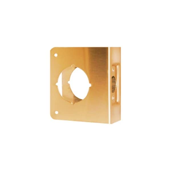 Don-Jo Mfg Door Wrap 2-3/4in Backset, 1-3/4in Door, 4-1/4in W x 4-1/2in H, 2-1/8in Hole, 612/US10 Bronze 81-BZ-CW - main