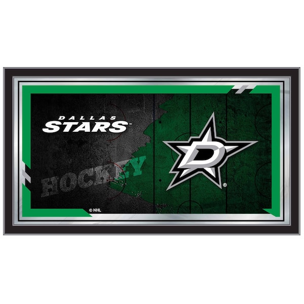 Holland Bar Stool Co Dallas Stars 15" x 26" Hockey Collector Mirror by Holland Bar Stool Company MColDalSta - main