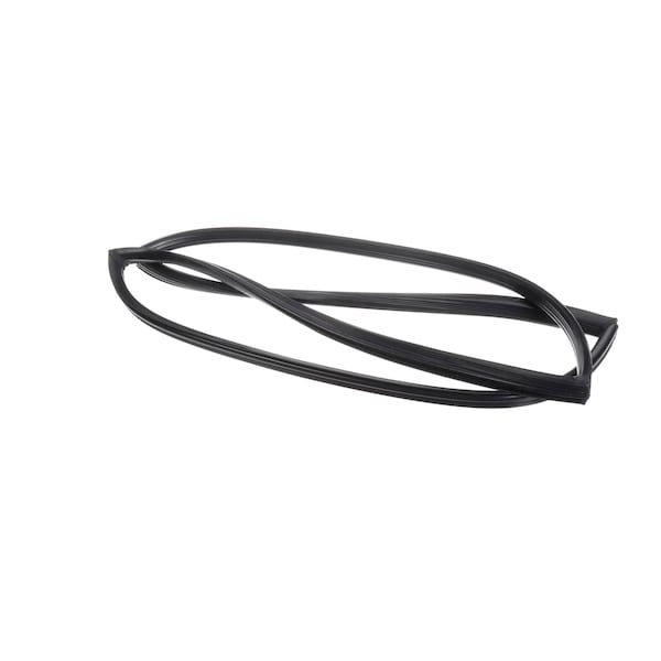 Food Warming Equipment Door Gasket, 25.062in x 20.687in, Black, Push-In GSKT-D-25-063X20-688 - main