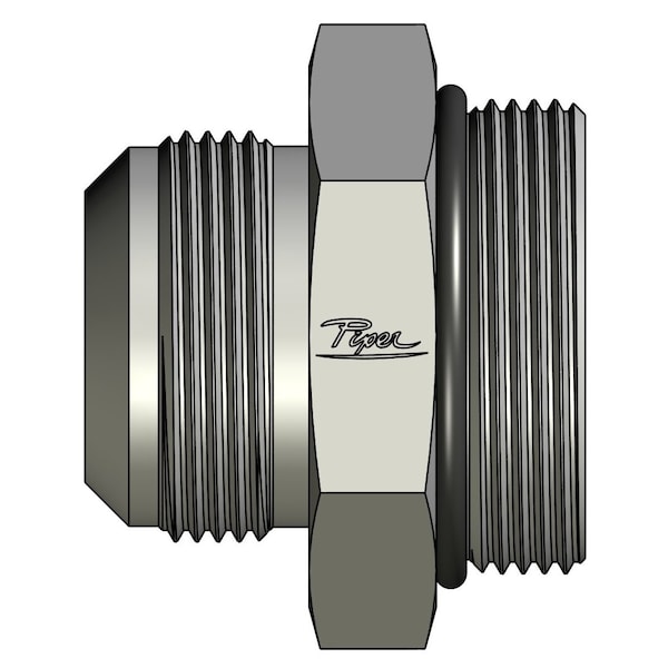 Piper Straight Thread Connector, 1-1/4in. Male JIC, 1-1/2in. Male O-Rinig Boss 0700-20-24 - main