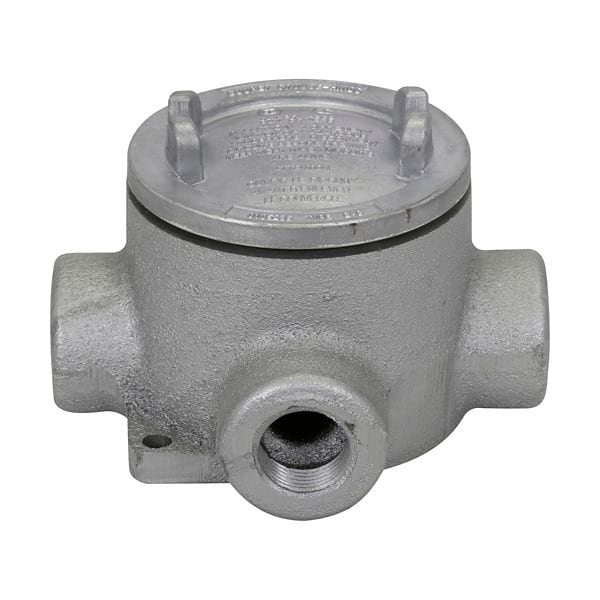 Crouse-Hinds Eaton Crouse-Hinds series Condulet EAB conduit outlet box with cover EABT26 - main