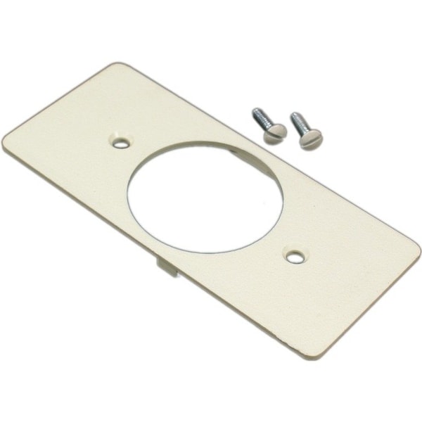 Wiremold Single Faceplate Fitting, Gray, PVC 5507T1-G - main