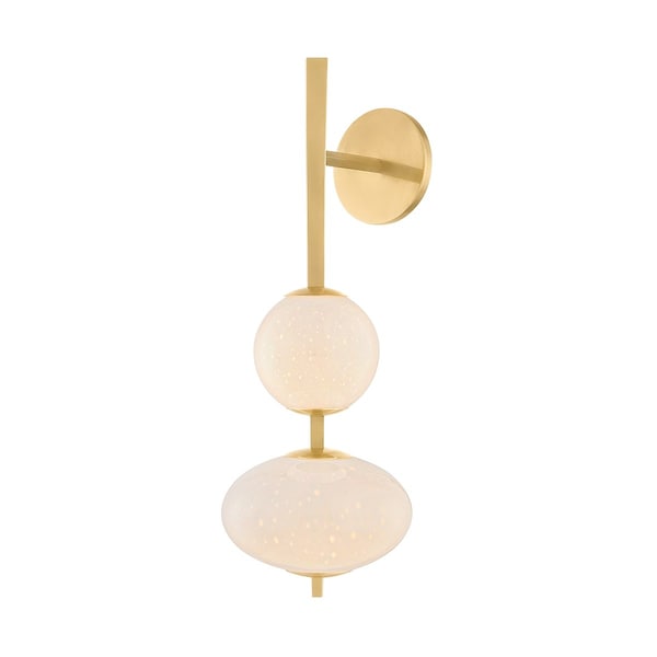 Corbett Lighting Charoite 8.25 in. Wall Sconce Vintage Brass 479-02-VB - main