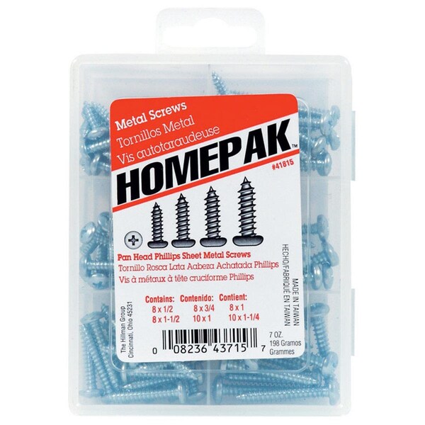 Aceds Sheet Metal Screw Assortment, 5PK 5669676 - main