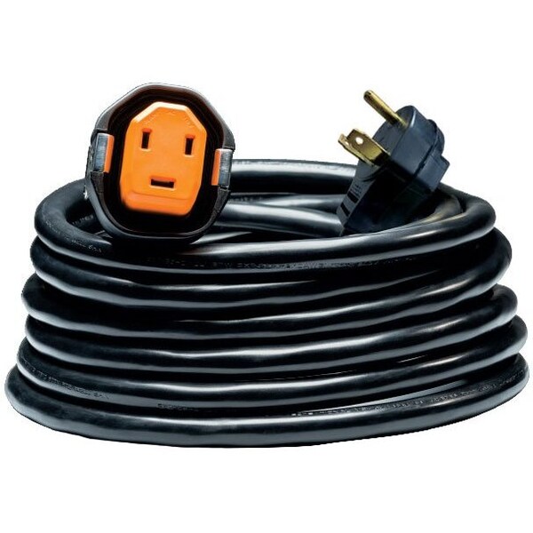 Smartplug 30 Amp Power Cord with White Non-Metallic Inlet - 30ft R3030BM30PW - main