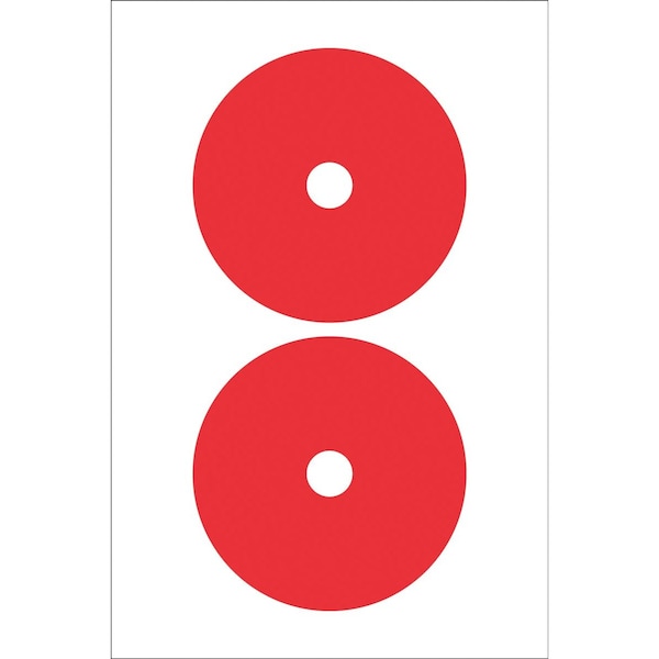 Accuform GAUGE MARKING DECALS 5 in COLOR RED GML113RD - main