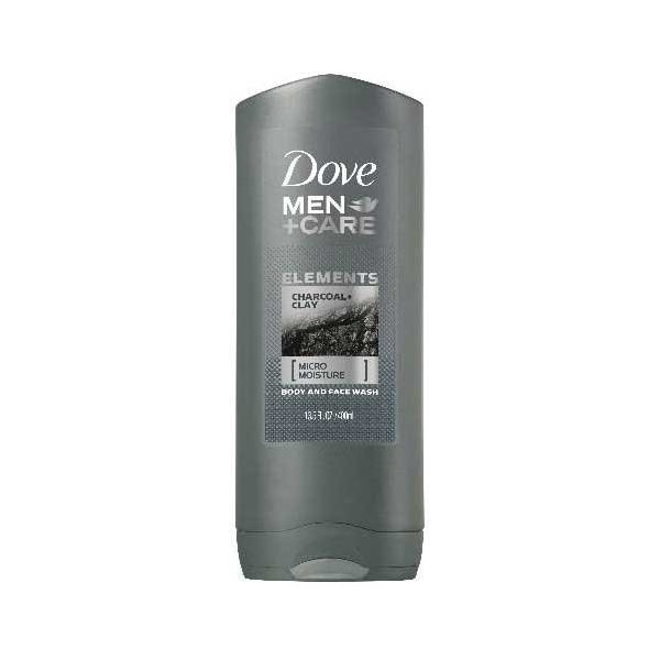 Dove Men+Care Charcoal Clay Body Wash, 13.5 Fluid Ounce, 6PK 65323 - main
