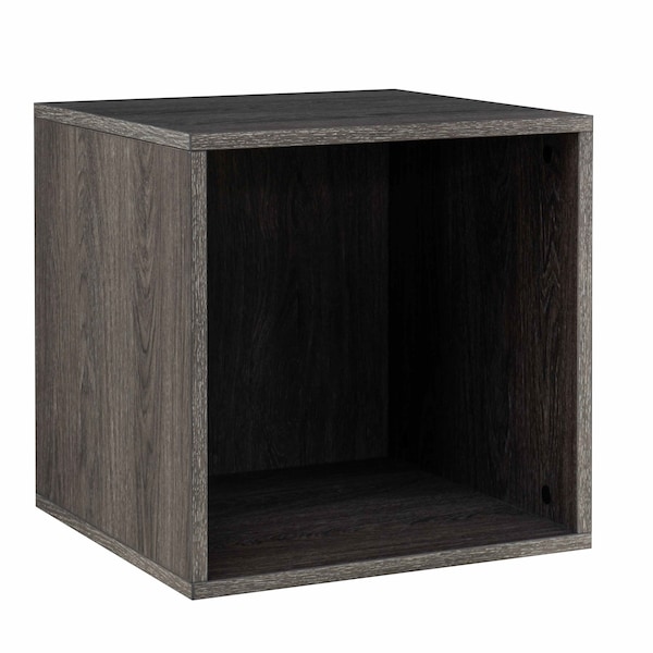 Sunjoy Quub Open Cabinet, Space Saving Stackable MDF Wood Cabinet G115002100 - main