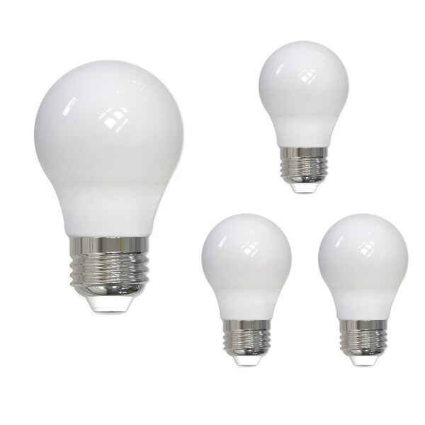 Bulbrite LED Filament 7 W Dimmable A15 Light Bulb with Milky Glass Finish and E26 Base, 3000K, 700Lumens, 4PK 861636 - main