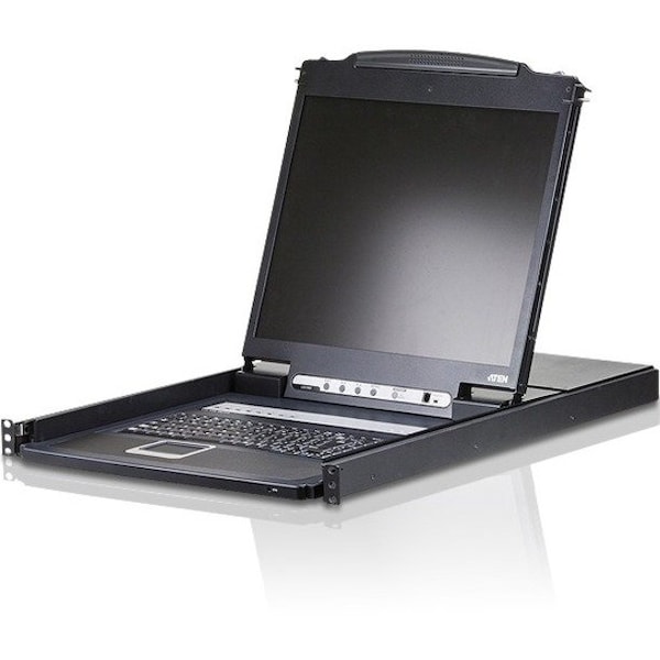 Aten Rack Mount LCD - TAA Compliant 8 Computer(s) - 19" LCDPS/2 PortUSB 8 Computer(s) CL1308N - main